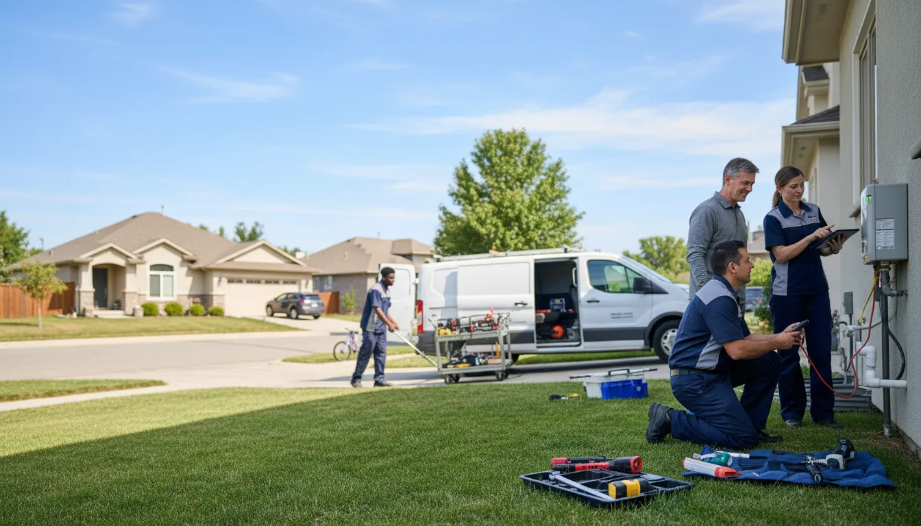 Tankless water heater service in Loraine, TX
